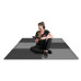 Мат-пазл  Hop-Sport HS-A010PM-6 EVA 1cm 6 частей black-gray - фото №4